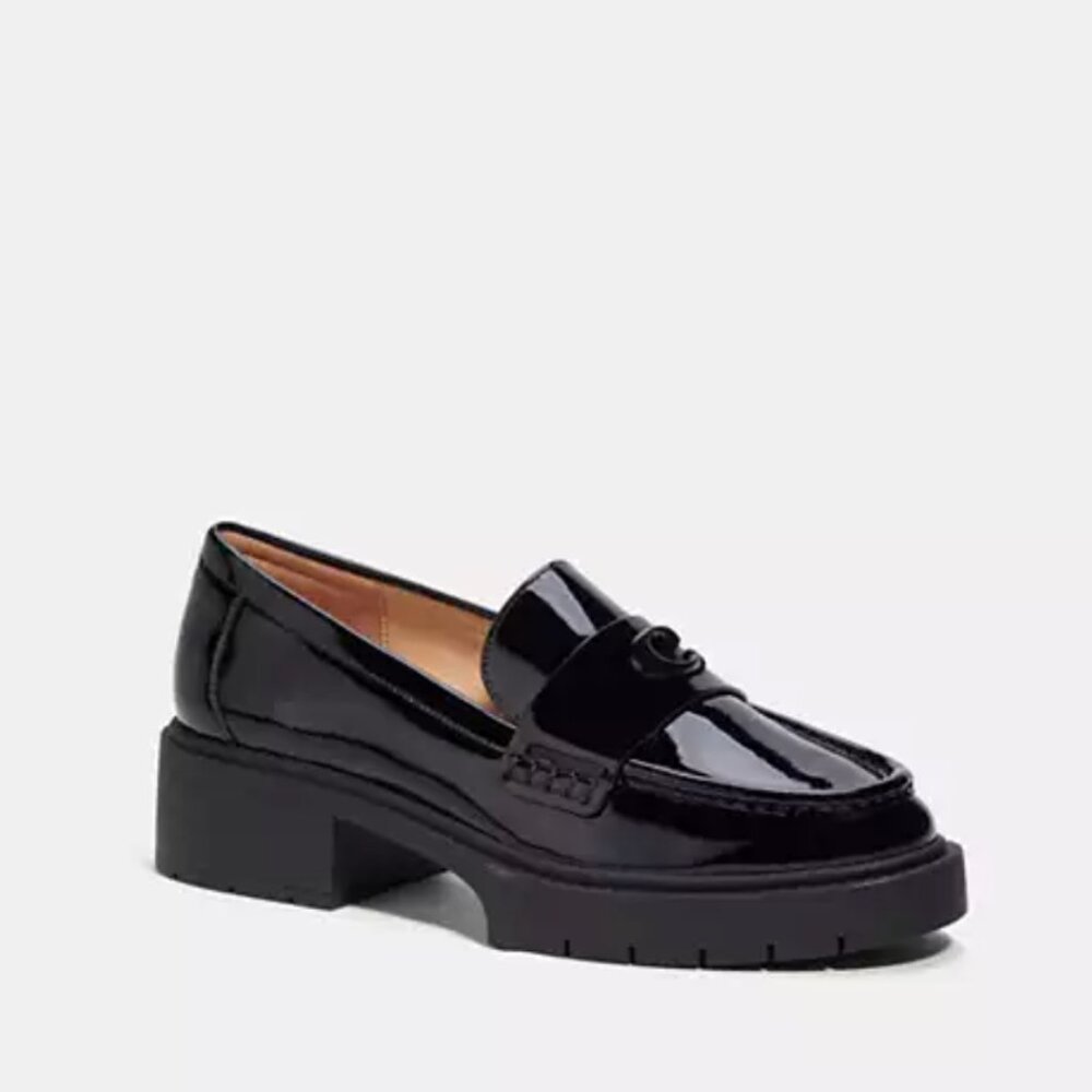NEW COACH Patent Leather Loafer Size 9